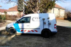 Gépkocsi munka közben